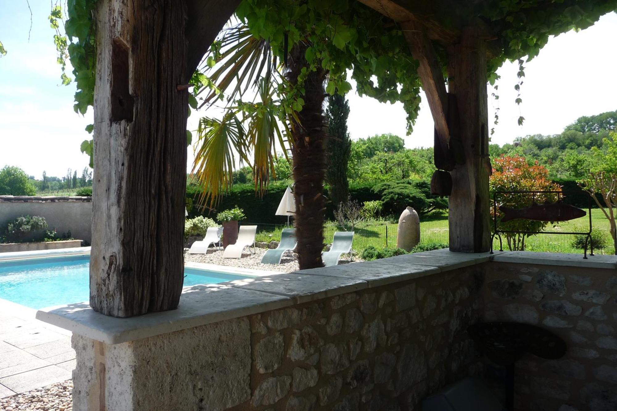 Bed and Breakfast Domaine De La Queyssie Saussignac Esterno foto